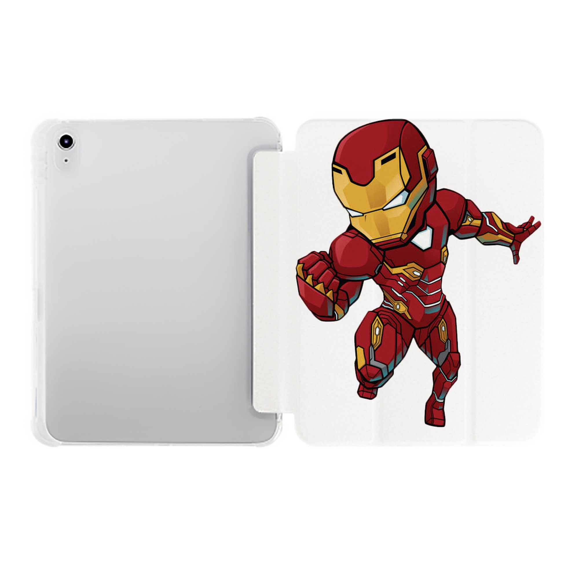（画像用） アベンジャーズ The Avengers IPad ケース ペン収納付き 三つ折りスタンド PUレザー×シリコン 対応機種9.5/10.5/10.9インチ